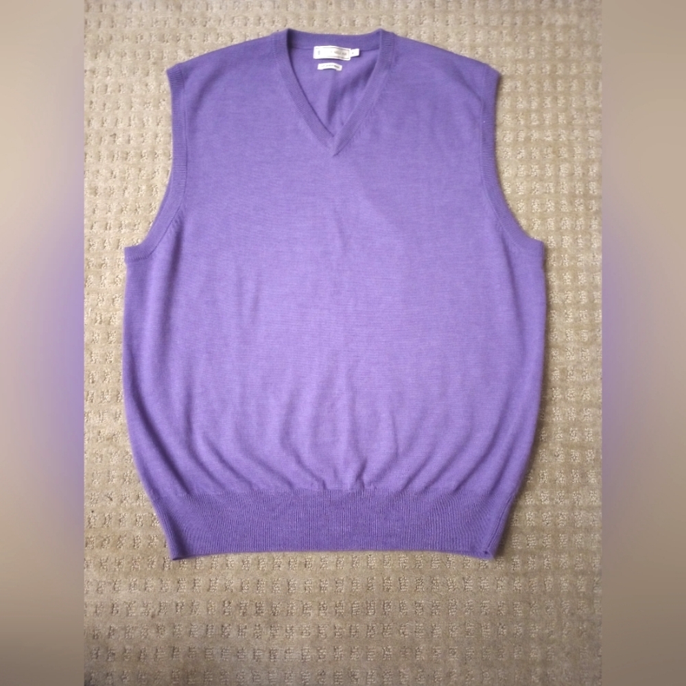 Peter Milar 100% Merino Wool Sweater Vest